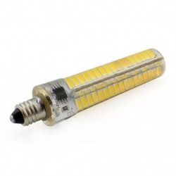 1X (LED tompítható szilikon lámpa E11 5W LED kukorica izzó 136 SMD 5730 220v E6B2