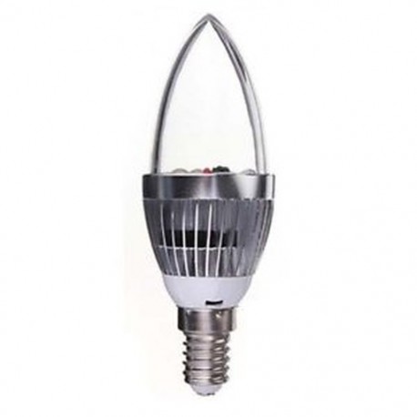 3W RGB LED-es E14 izzó gyertyafény 16 színű lámpa távirányítóval U V4V7