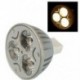 2X (3 * 1W MR16 GU5.3 3W 12V LED-es izzó - meleg fehér O8Q9)