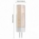 Lánghagyma G4 alap 1200-1300K True Fire Colour led izzó dekoratív lámpa a D8G8-hoz