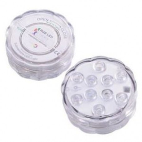 10 LED-es fény RGB merülő vízálló esküvői party könnyű vázába Flor W7G4