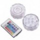 10 LED-es fény RGB merülő vízálló esküvői party könnyű vázába Flor W7G4