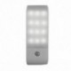 1X (12LED USB újratölthető mozgásérzékelő szekrény éjjeli lámpa 3 T6F9