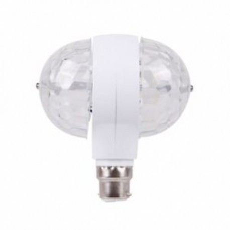 B22 6W RGB kristálygömb forgó LED színpad izzók Disco lámpa Magi P0U4