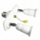 AC100-250V 4A E27 két E27 izzóadapter-aljzatba, lámpás tartóba, bekapcsolt állapotban Cha B9E1