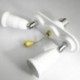 AC100-250V 4A E27 két E27 izzóadapter-aljzatba, lámpás tartóba, bekapcsolt állapotban Cha B9E1
