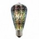 5W-os 3D dekorációs izzók 85V-265V újdonságú RGB lámpa ST64 izzólámpa N4V2