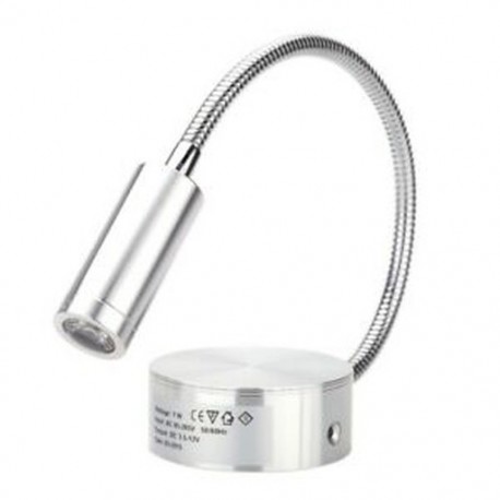 LED olvasólámpa 1w fali világítású hálószobai lámpák Soft Tube állítható hátsó U2N7