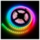 1 hengeres 5050 RGB LED-es szalag 5M 300 Leds DC 5V vízálló fekete L8W1 C3C6 P0A6