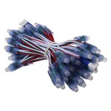 50 X 12 mm-es LED-modul RGB WS2811 Digital Pixel címezhető led szalag waterpr O3F3