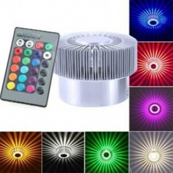 3W színes RGB napraforgó fali lámpa modern LED-es világítás beltéri Decorati N3L7 készülékhez