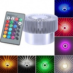3W-os színes RGB napraforgó fali lámpa modern LED-es világítás beltéri Decorati W7G8-hoz