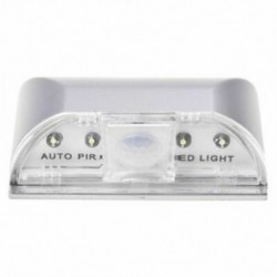3X (4 LED-es lámpa PIR automatikus kulcslyuk-érzékelő mozgásérzékelő vezeték nélküli N8Y4)