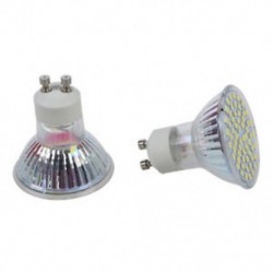 10X 5W GU10 3528 SMD 60 LED tiszta fehér 6500K spotlámpa izzó lámpa 220 X3F3