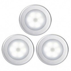 2X (hűvös hordozható 6 LED vezeték nélküli mozgásérzékelő éjszakai fény-elemmel működtetett w F1N3