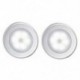 2X (hűvös hordozható 6 LED vezeték nélküli mozgásérzékelő éjszakai fény-elemmel működtetett w F1N3