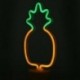 2X (ananász neonjelek, LED neon fényjelző tartótartóval a Party Sup C2P0 számára)