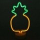 2X (ananász neonjelek, LED neon fényjelző tartótartóval a Party Sup C2P0 számára)