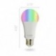 ISB600 intelligens WiFi LED-izzó, többszínű, tompítható, ismétlő nélküli, ingyenes APP I4B2