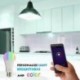 ISB600 intelligens WiFi LED-izzó, többszínű, tompítható, ismétlő nélküli, ingyenes APP I4B2
