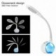 2X (T3 érintés-tompítható LED-es asztali lámpa, színes fény, Gooseneck asztali lámpa 3 A Z3O9