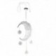 2X (Modern minimalista alumínium csillag hold csillár Creative Aluminium chil Y8H5