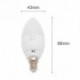 8X (E14 Wifi Led gyertyahagymák hálószobás otthoni világítás Rgb 5W LED intelligens izzó V8V3-hoz