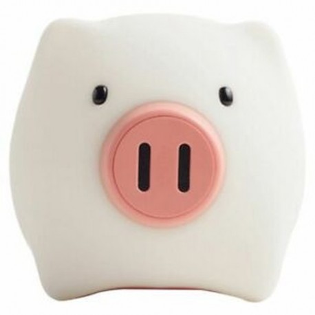 9X (Usb töltő légkör Cartoon Pig Silicone Night Light Touch A5X1