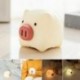 9X (Usb töltő légkör Cartoon Pig Silicone Night Light Touch A5X1