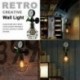 5X (Loft retro retro folyosó lámpa lépcsők kreatív fali lámpa amerikai industr B9S2