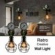 5X (Loft retro retro folyosó lámpa lépcsők kreatív fali lámpa amerikai industr B9S2