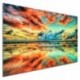 Absztrakt trippi naplemente a tengerparti art ruhával poszter otthon fali dekorációval 24x36inch J3P7