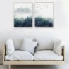 2X (2db / készlet Észak-Európa erdészeti kreatív nappali dekorációs Painti H2K3