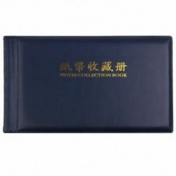 Bankjegypénzgyűjtők Album Pocket Storage 30 oldal Royal blue Y5D9