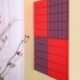 szürke - 25X25X5Cm hangszigetelő szivacs, akusztikus hab panel Stop Absorption Studio Ktv C5K4