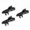 2X (3 db-os mikrofon hajtóka-nyakkendő csipesz a Lapel Lavalier Mic I8T1-hez)