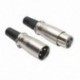 1 pár 3 tűs XLR hím és női MIC kígyó csatlakozó audio-mikrofon kábel csatlakozója J3E6