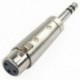 Belső méretű XLR - 6,3 mm-es dugaszoló csatlakozó mikrofon mikrofon-javító kábel adapter BNUK