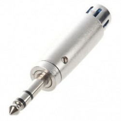 1X (Új XLR - női 6,3 mm-es JACK LEAD PLUG mikrofon mikrofon-javító kábel Adapte T3R1