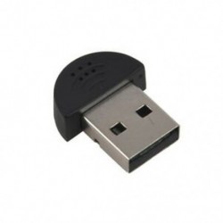 USB csatlakozó Mini Stúdió Beszédmikrofon MIC felvevő audio adapter PC L M9L6-hoz