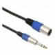 1X (Professzionális 35 cm-es 3-szoros XLR hím Jack 1/4 hüvelyk 6,35 mm-es női dugaszhoz Stere J5Z7