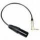 0,3M audiokábelek 90 fokos 3,5Mm-es sztereó Trs hím-Xlr 3Pin-es audio audió Ca J9Y7