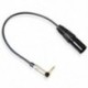 0,3M audiokábelek 90 fokos 3,5Mm-es sztereó Trs hím-Xlr 3Pin-es audio audió Ca J9Y7