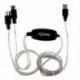 MIDI USB IN-OUT interfész kábel-átalakító számítógép és a W3W6 zenei billentyűzet adapter között