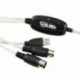 USB MIDI kábel-konvertáló számítógép és zene billentyűzet ablaka Win Vista XP, Mac OS G5U5