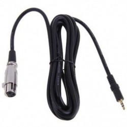 1X (Új XLR 3 tűs hüvely nő derékszögből 1/8 XLR3F derékszögű 3,5 mm TRS T0K0