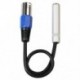 2X (Xlr 3,5 audio vonalkábel Xlr dugasz 3,5 mm női audio audió vonal Aux kábel 3.5 F W1Q5