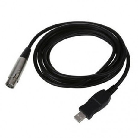 USB aljzat, 3 tűs XLR aljzat mikrofon, MIC Studio Audio Link kábel T9T2