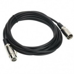 2X (XLR aljzat XLR aljzathoz / aljzat mikrofon hosszabbító kábel - 3m Z3K3)