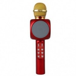 WS1816 vezeték nélküli Bluetooth KTV karaoke mikrofon hangszóró USB LED fény T7B4